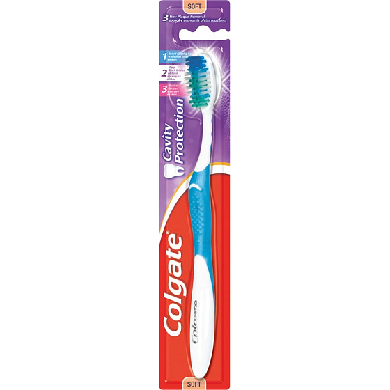 Colgate Maximum Cavity Protection Soft Weiche Zahnbürste 1 Stück