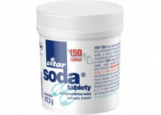 Vitar Soda Tabletten gegen Sodbrennen, Magendruck und bei vollen 150 Stück