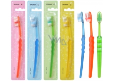 Spokar 3416 Clinic Soft Weiche Zahnbürste, gerade geschnittene Fasern mit präzise abgerundeten Enden