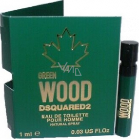 Dsquared2 Green Wood Eau de Toilette für Männer 1 ml mit Spray, Fläschchen