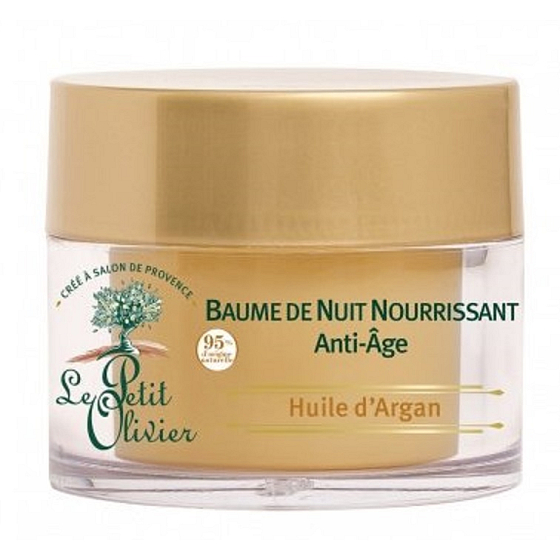 Le Petit Olivier Arganöl Anti-Age Regenerierender Nachtbalsam 50 ml