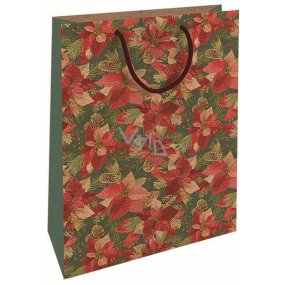 Nekupto Geschenk Kraftbeutel 37 x 28 x 10 cm Weihnachten roten Stern