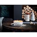 WoodWick Magnolia Birch - Magnolie und Birke Duftkerze mit Holzdocht und Deckel Schiff 453 g