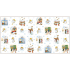 Weihnachtsgeschenkpapier Tschechische Weihnachten 70 x 200 cm Weiße Engel, Sternsinger