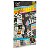 Craft ID Schwarzer Kreativblock mit Aufklebern 2 x 10 Blatt 23 x 12 cm