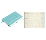 Albi Tagebuch von September 2024 bis Dezember 2025 Tasche wöchentlich Student Blau 14 x 9 x 1,5 cm