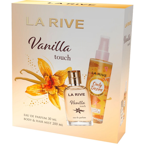 La Rive Vanilla Touch parfémovaná voda 30 ml + Only Desire tělový sprej 200 ml, dárková sada pro ženy