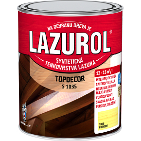 Lazurol Topdecor S1035 dünnschichtige Holzlasur T000 natur, 750 ml