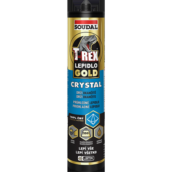 Soudal T-Rex Crystal Montagekleber, transparent, 290 ml