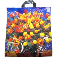 Presse Plastikbeutel 45 x 50 cm Tulpen 1 Stück