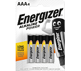 Energizer Alkaline Power AAA Mikrobatterie, 4 Stk.