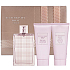 Burberry Brit Sheer EdT 100 ml Eau de Toilette + 100 ml Bodylotion + 100 ml Duschgel für Frauen