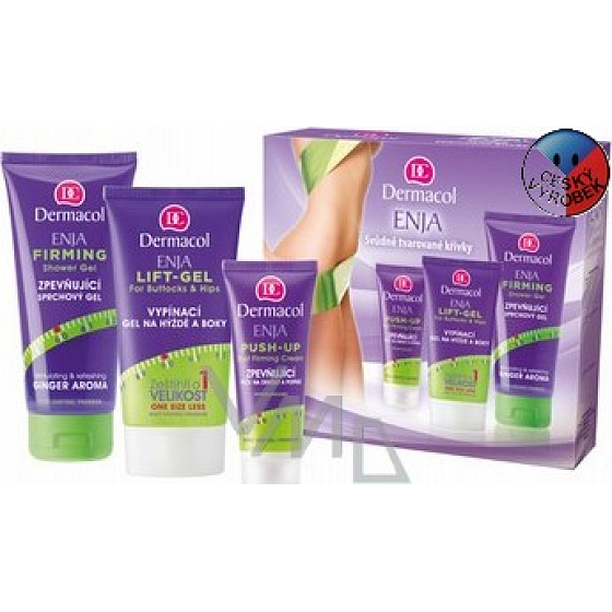 Dermacol Enja Verführerische Kurven Duschgel + Absperrgel + Dekolleté-Pflege, Kosmetikset