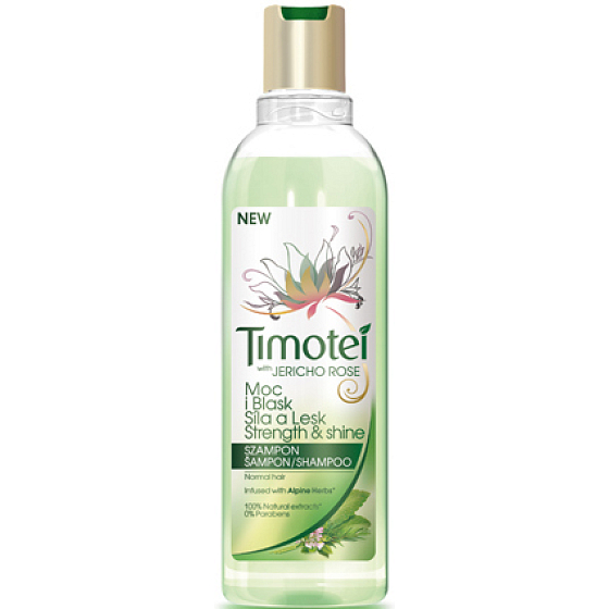 Timotei Strength and Shine Shampoo für dickeres Haar und natürlichen Glanz 250 ml