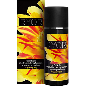 RYOR Nachtcreme mit Seide, Beta-Glukan und Arganöl 50 ml