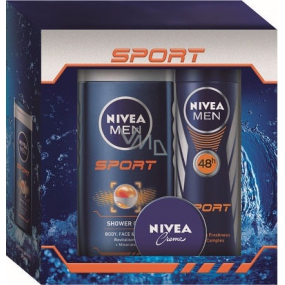 Nivea Men Sport Antitranspirant Spray 150 ml + Sport Duschgel 250 ml + Creme 30 ml Kosmetikset