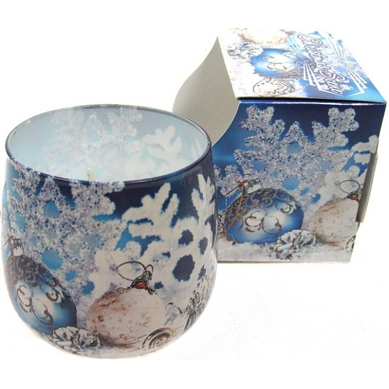 Santo Candles Christmas Scene Duftkerze in Glas 100 g