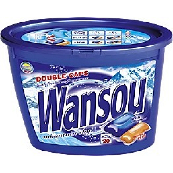 Wansou Mountain Sky Universal Zweikammer-Gelwaschkapseln 20 Stück