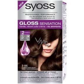Syoss Gloss Sensation Sanfte Haarfarbe ohne Ammoniak 3-86 Goldene Schokolade 115 ml