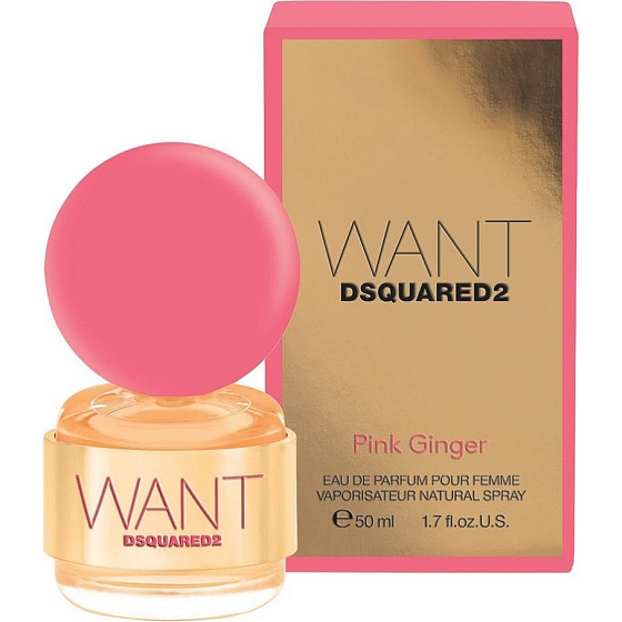 Dsquared2 Willst du rosa Ingwer Eau de Parfum für Frauen 50 ml