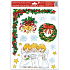 Fensterfolie ohne Kleber traditionelle Motive Engel 1. Kranz 37 x 26 cm