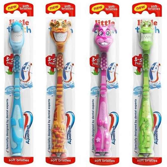 Aquafresh Little Teeth Kids 3-5 Jahre Zahnbürste 1 Stück