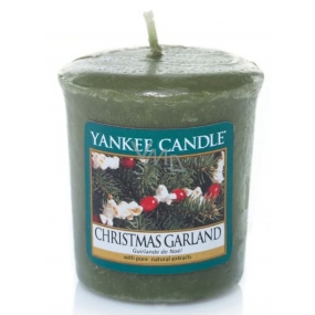 Yankee Candle Christmas Garland - Weihnachtskranz duftende Votivkerze 49 g Yankee Candle Christmas Garland - Weihnachtskranz duftende Votivkerze 49 g