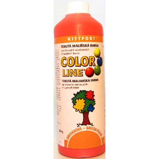 Kittfort Color Line Flüssigfarbe Pfirsich 500 g