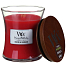 WoodWick Radieschen und Rhabarber - Duftkerze mit Radieschen und Rhabarber mit Holzdocht und Deckelglas Medium 275 g