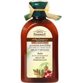 Green Pharmacy Arganöl und Granatapfelbalsam für trockenes und strapaziertes Haar 300 ml