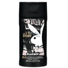 Playboy My Vip Story 2 in 1 Duschgel und Shampoo für Männer 250 ml