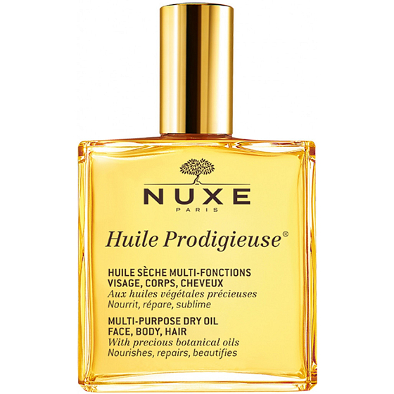 Nuxe Huile Prodigieuse multifunktionales trockenes Verschönerungsöl für Gesicht, Körper und Haar 50 ml