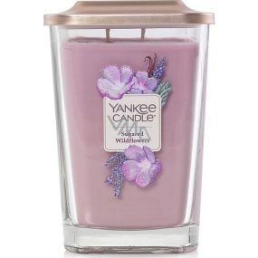 Yankee Candle Sugared Wildflowers - Süße Wildblumen Soja Duftkerze Elevation Large Glass 2 Dochte 553 g