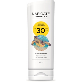 Nafigate Cosmetics Organic Sunscreen SPF30 Sonnenschutzemulsion mit einem natürlichen UV-Filter 200 ml
