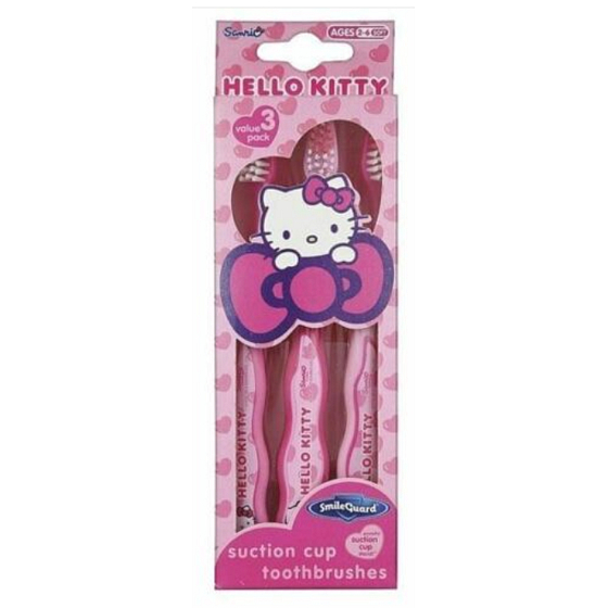 Hello Kitty Weiche Zahnbürste 2-6 Jahre 3 Stück