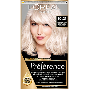 L'oreal Paris Préférence Haarfarbe, Stockholm, sehr helle perlmuttblonde 10.21