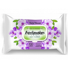 Freshmaker Berry Blossom - Blumen kosmetische Feuchttücher 100 Stück