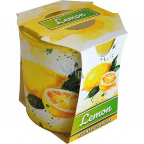 Geben Sie Verona Lemon - Zitrone Duftkerze in Glas 90 g