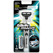 Gillette Mach3 Rasierer + 2 Klingen