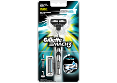 Gillette Mach3 Rasierer + 2 Klingen