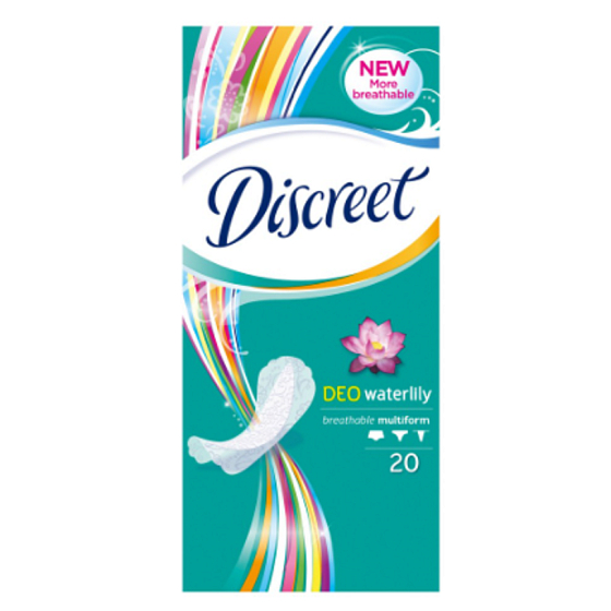 Diskrete Deo Waterlily kurze Intim-Pads für den täglichen Gebrauch 20 Stück