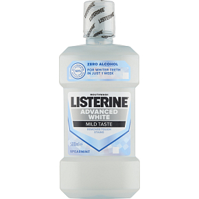 Listerine Mundwasser Advanced White Mild Taste, 500 ml Listerine Mundwasser Advanced White Mild Taste, 500 ml