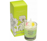 Bomb Cosmetics Flower Power - Flower Power duftende natürliche, handgemachte Kerze im Glas brennt bis zu 35 Stunden