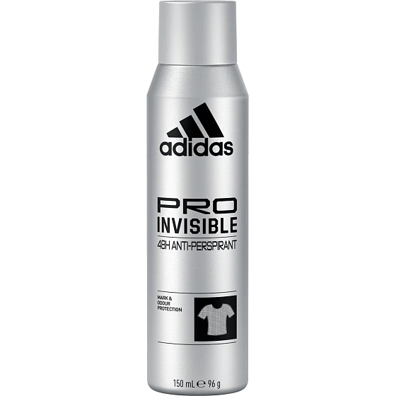 Adidas Pro Invisible Antitranspirant Spray für Männer 150 ml