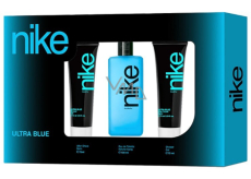Nike Ultra Blue Man Eau de Toilette 100 ml + Aftershave 75 ml + Duschgel 75 ml, Geschenkset für Männer