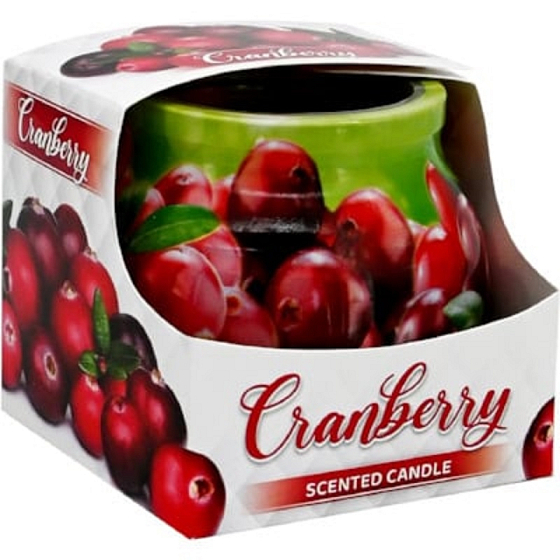 Admit Cranberry - Cranberry dekorative Duftkerze im Glas 80 g