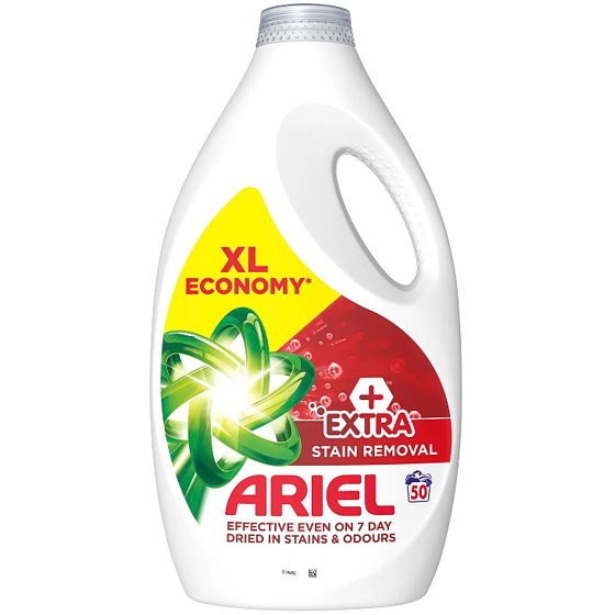 Ariel All in 1 Pods Plus Extra Clean prací gel univerzální, 50 dávek, 2,25 litru