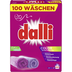 Dalli Waschpulver Color 100 Waschladungen, 6 kg Dalli Waschpulver Color 100 Waschladungen, 6 kg