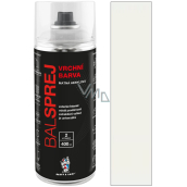 BALsprej Vrchní univerzální akrylový sprej RAL 9010 Bílá mat 400 ml