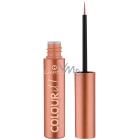 Essence Colour it! metalické tekuté oční linky 01 Burnished Bronze 3 ml Essence Colour it! metalické tekuté oční linky 01 Burnished Bronze 3 ml